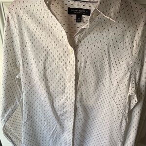 Banana Republic White Men's Shirt